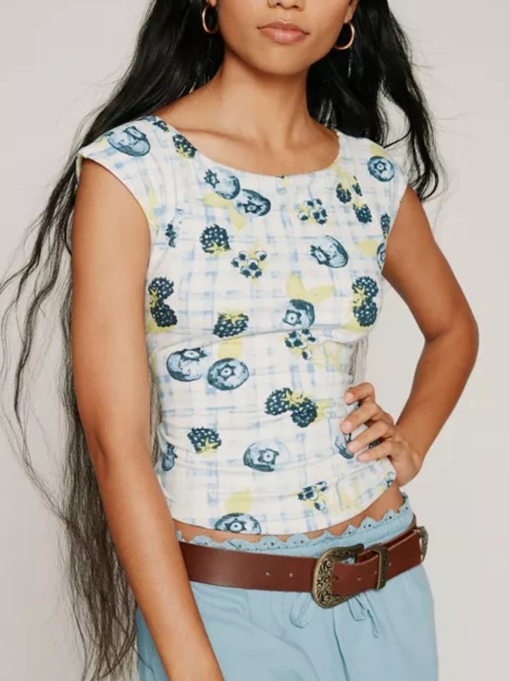 NWOT Urban Outfitters Kimchi Blue Talia Backless Boatneck Top